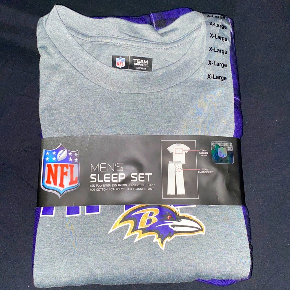 Ravens NFL Men’s sleep set